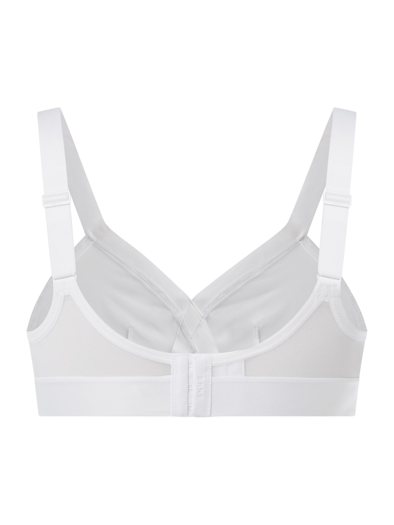 Bralette mit wattierten Cups in weiß
