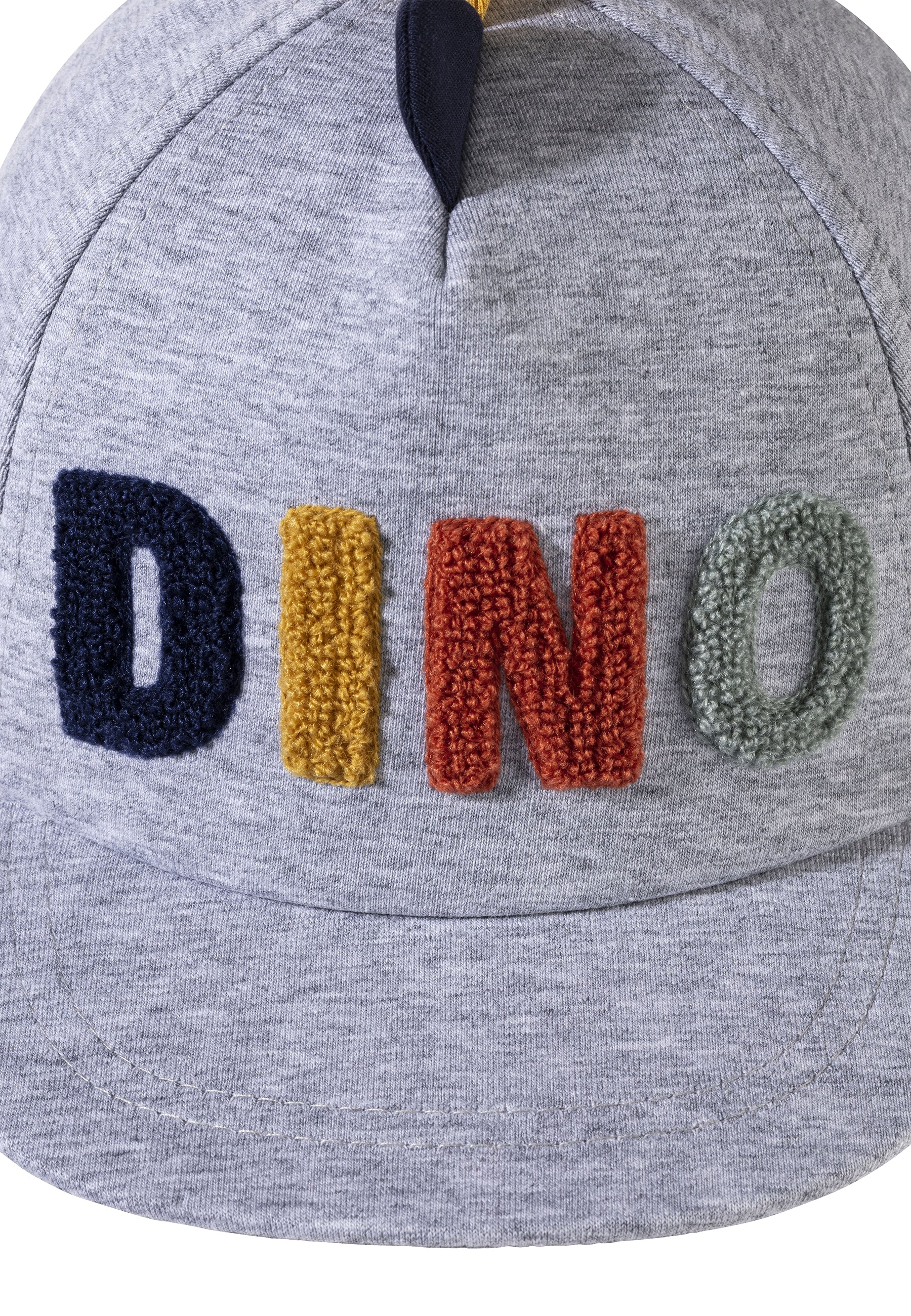 Baseballcap mit DINO-Stickerei in silber melange