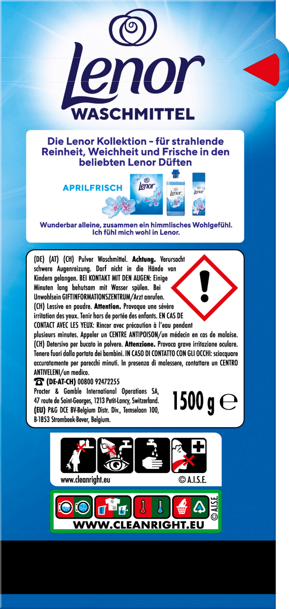 Vollwaschmittel Pulver Aprilfrisch, 25 Wl