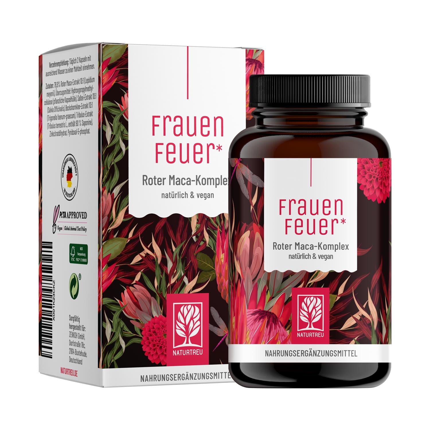 Roter Maca-Komplex - Frauenfeuer - NATURTREU®