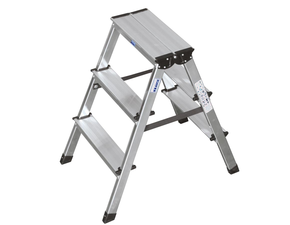 KRAUSE Stufen-Doppelleiter (Aluminium)