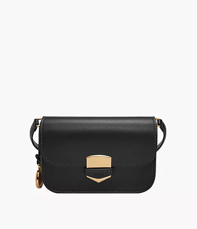 Fossil Small Flap Crossbody Lennox Leder