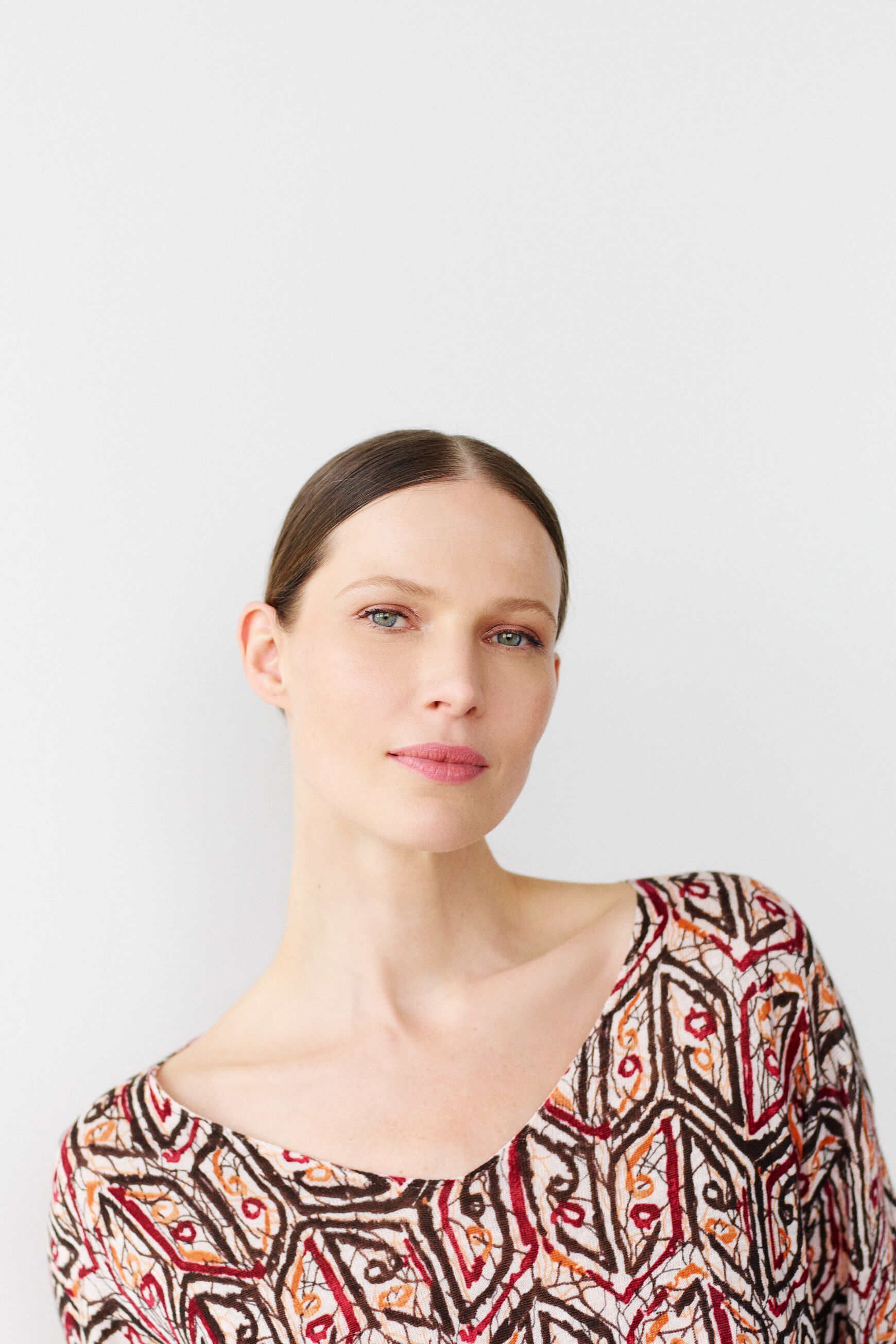 pull albane 100% lin taupe femme
