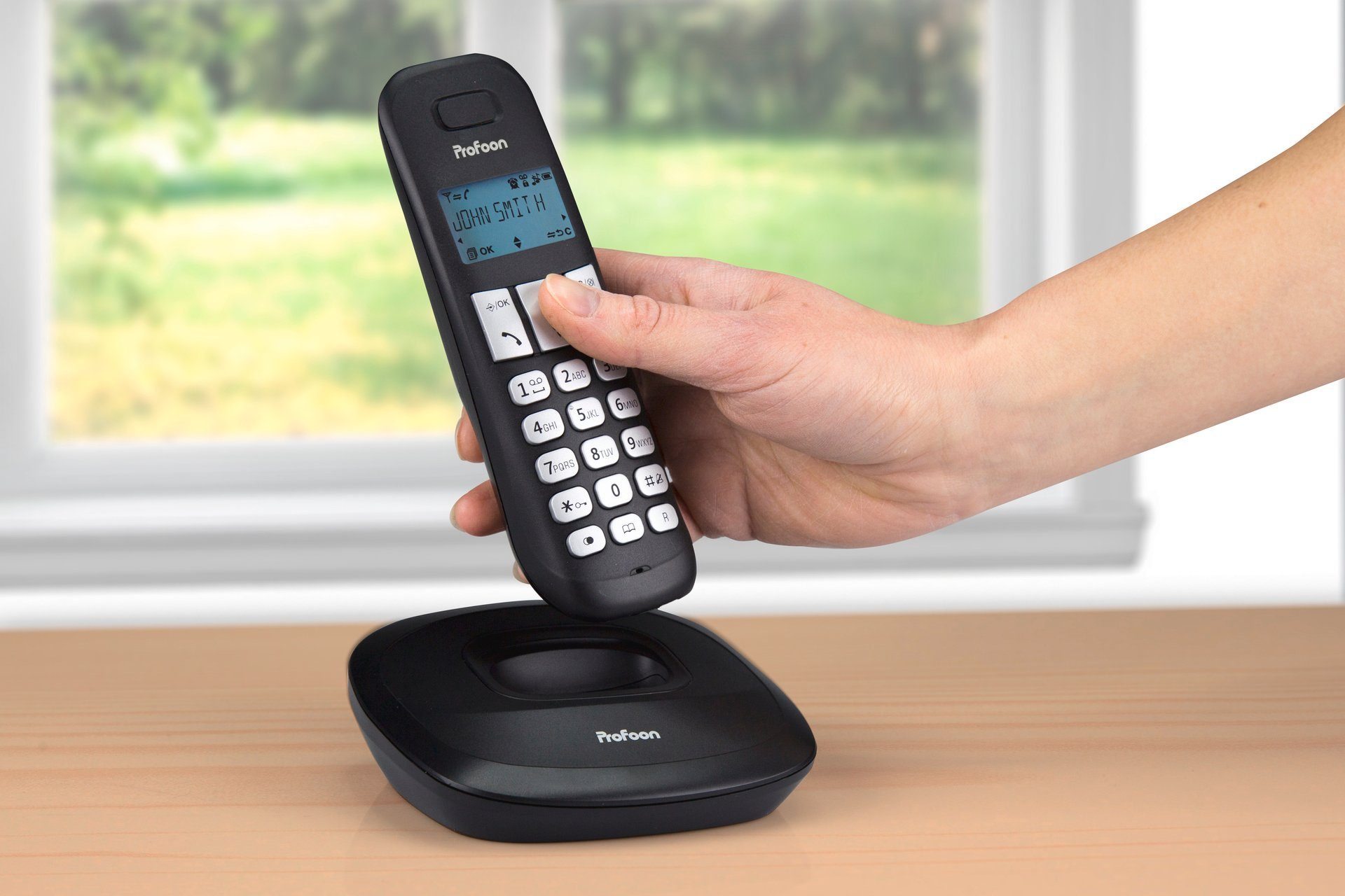 Profoon PDX-1120 - DECT-Telefon mit 2 Mobilteilen Schnurloses DECT-Telefon