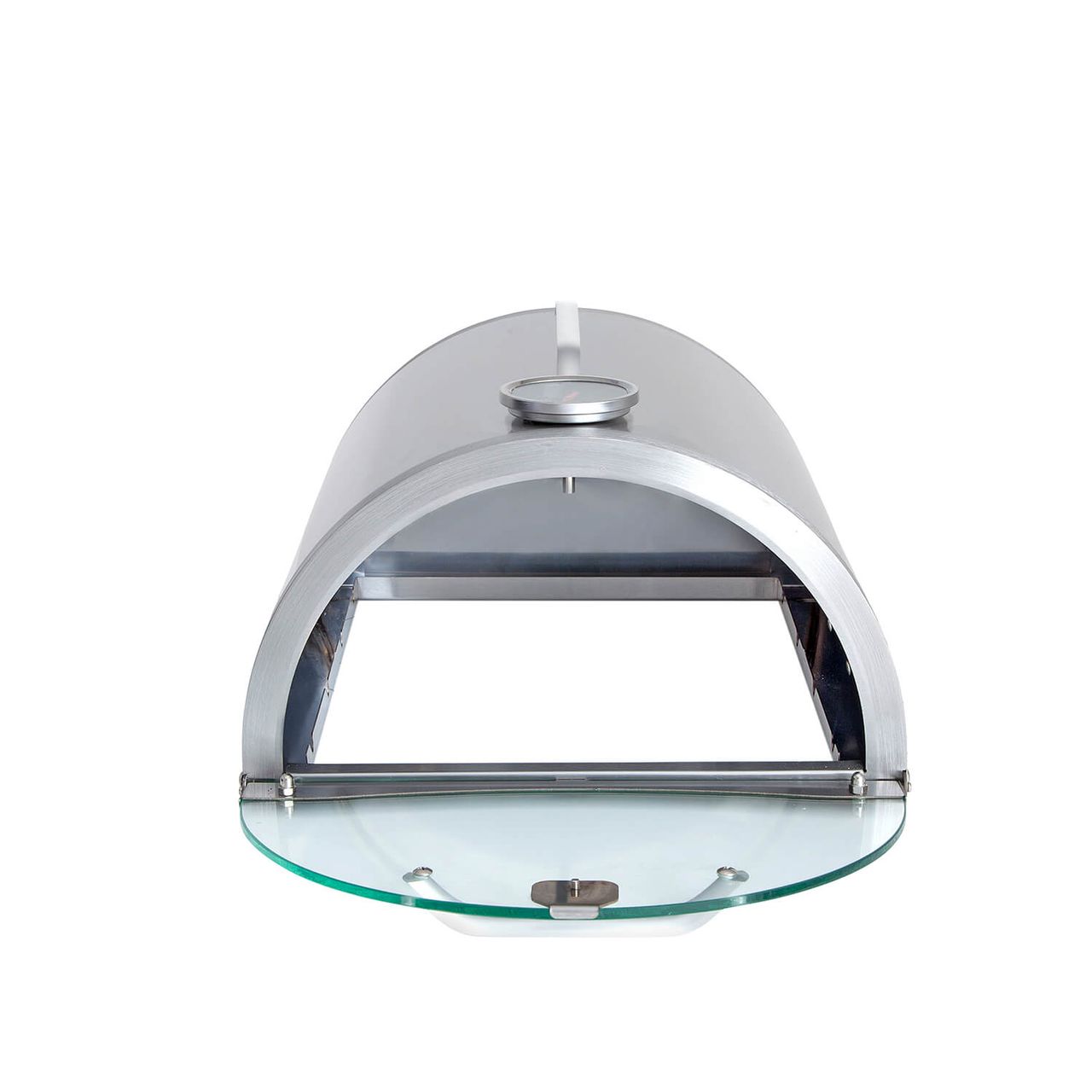 Allgrill AllGrill  Pizzaboxx rund Edelstahl Gas-Grillmodelle Seitenkochfeld
