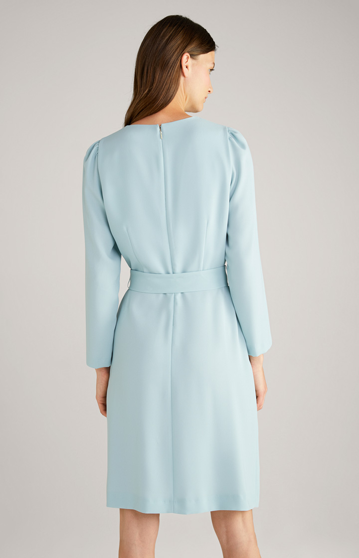 Crêpe-Kleid in Mint
