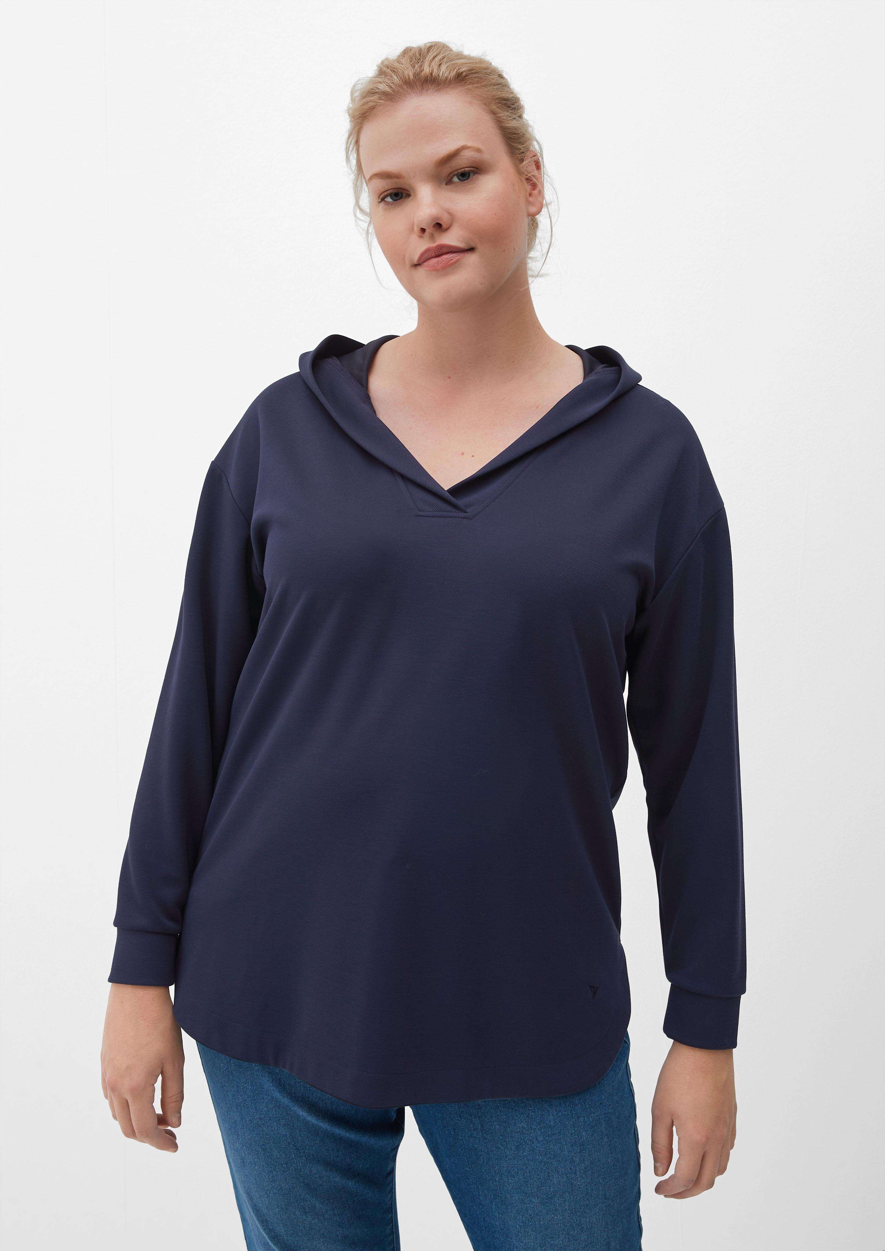 Hoodie mit V-Neck  2121662-5959
