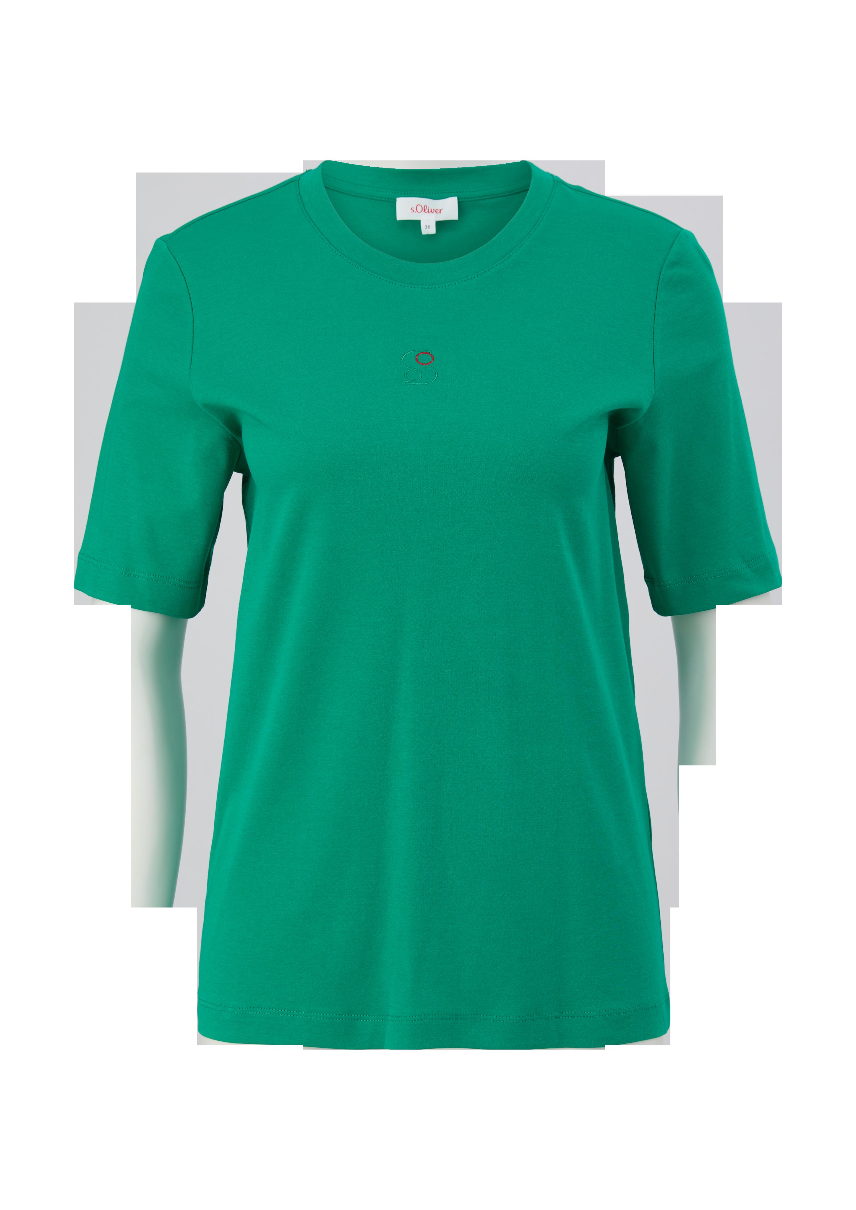 T-Shirt mit Stickerei  2132979-7646