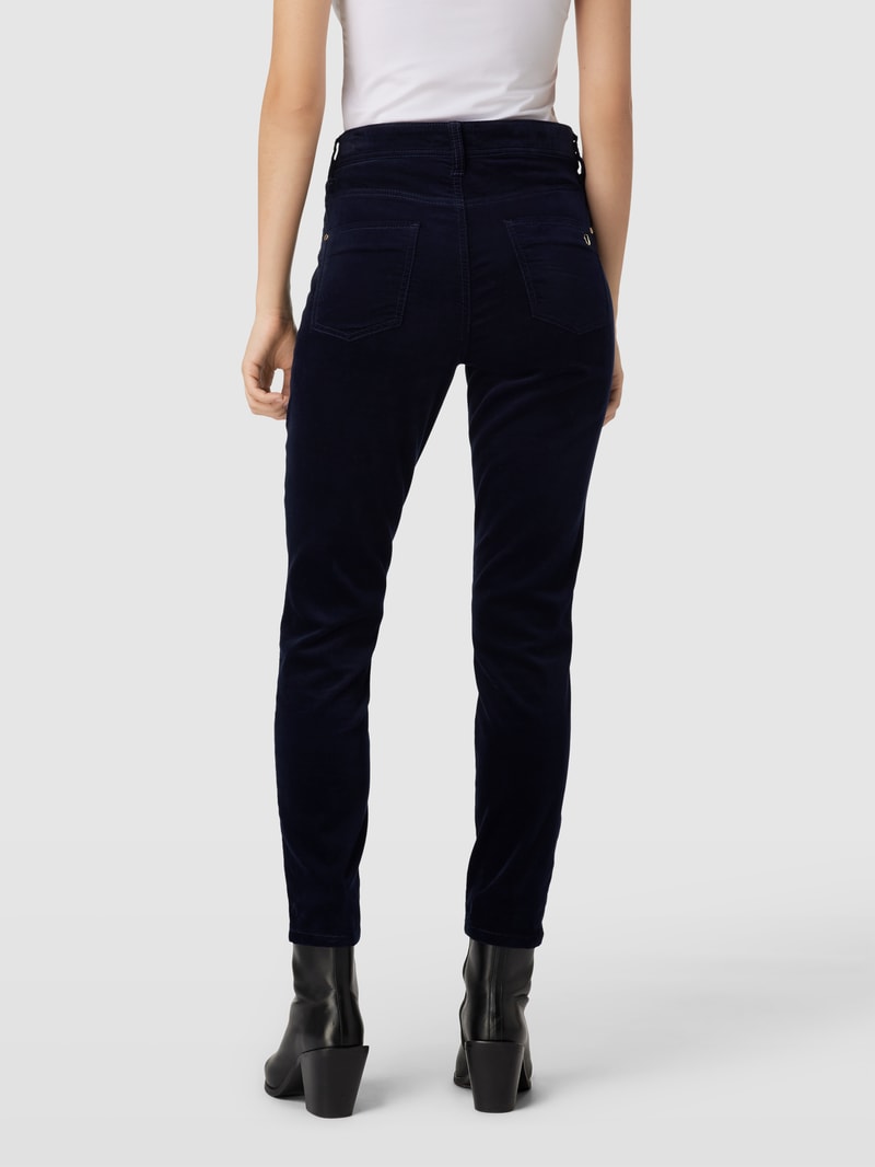 Slim Fit Jeans im 5-Pocket-Design Modell 'PIPER' in marineblau