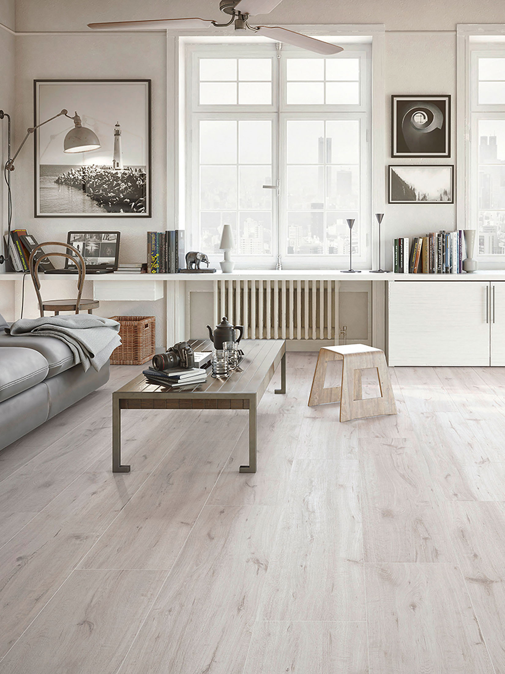 Natura XXL Klick-Laminat, Shiny White Oak 62277