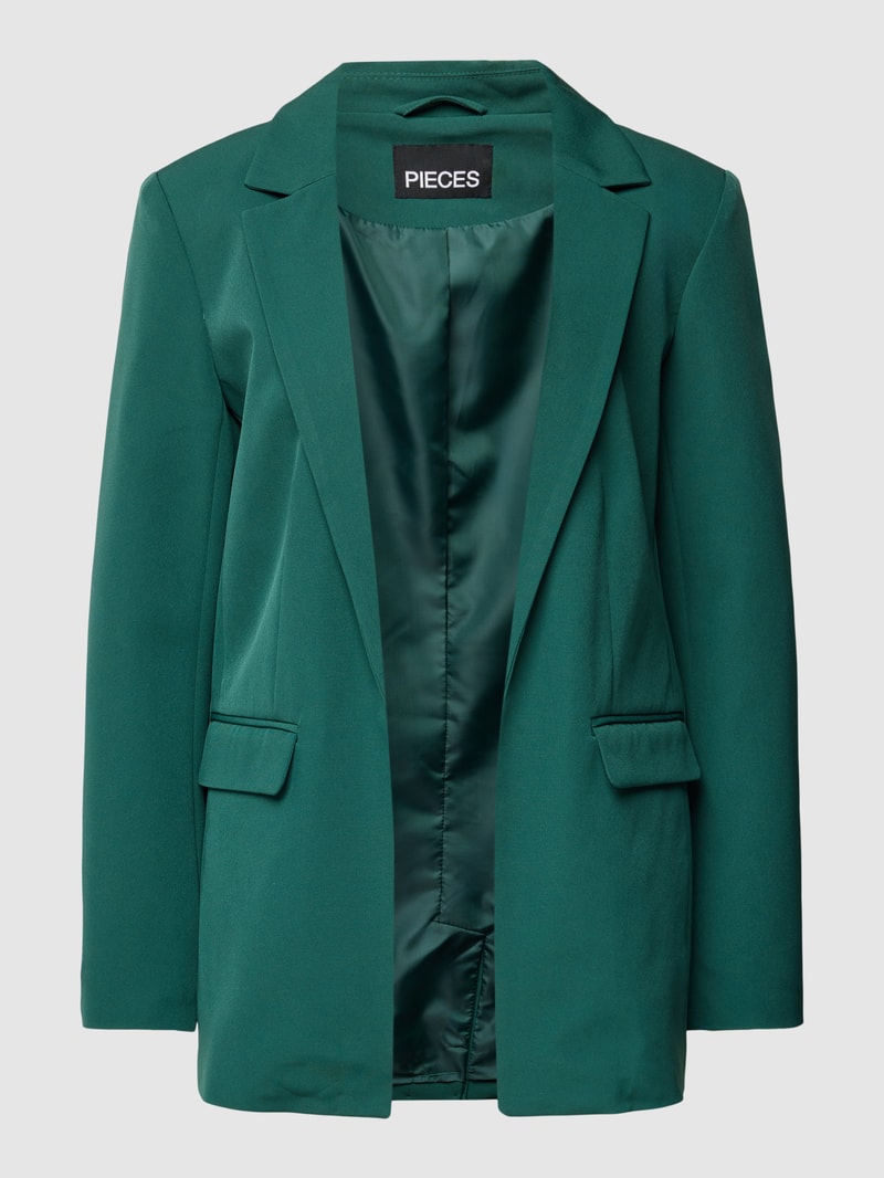 Blazer mit Reverskragen Modell 'BOSSY' in dunkelgrün
