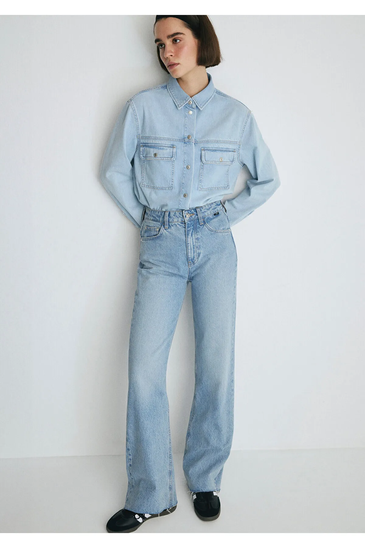 Mavi  Victoria All Blue - Schattierte Si Jean Indigohose 101072-34111