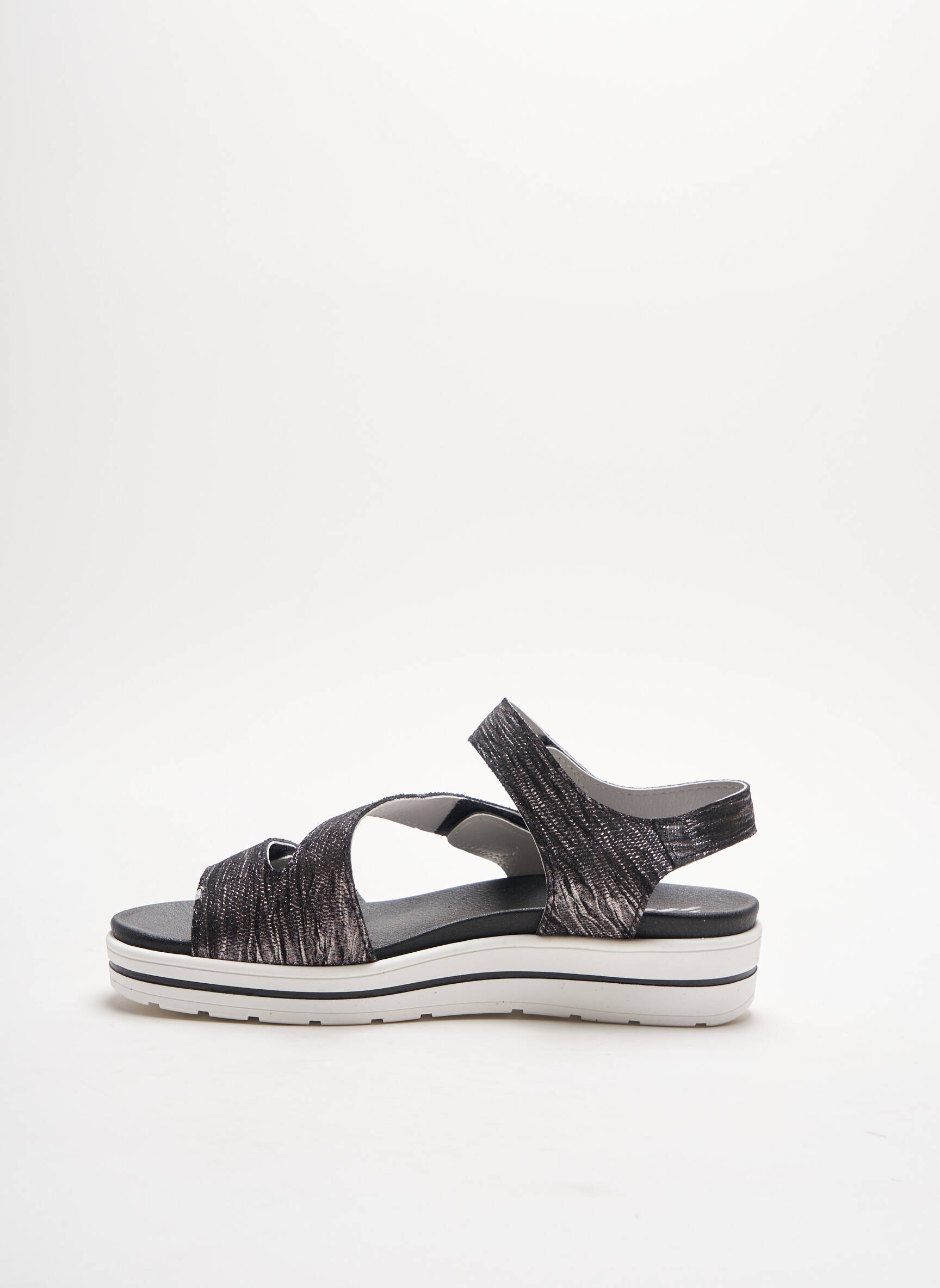 Altex Sandales Nu Pieds Femme couleur gris