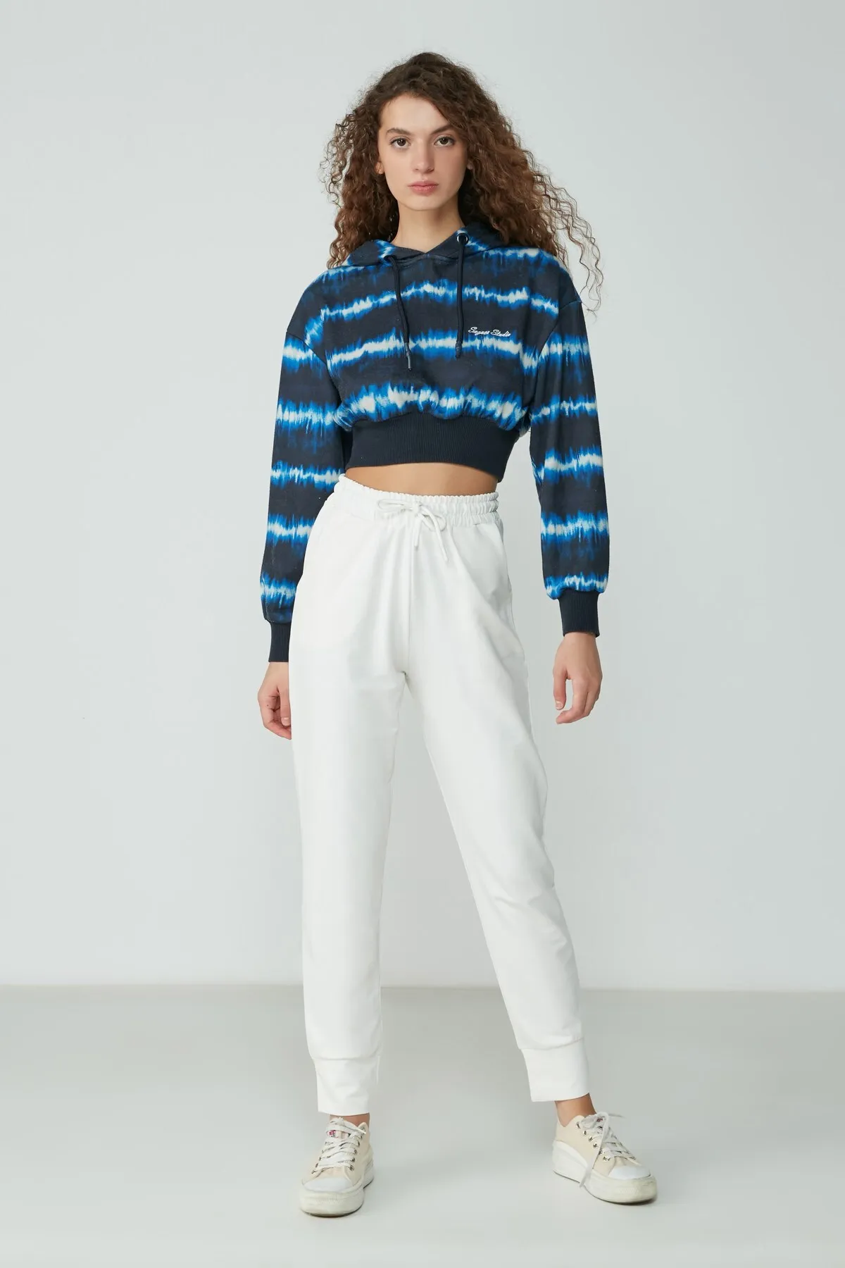 C&City  Jogger Cuff Sport-Jogginghose 735 Ecru