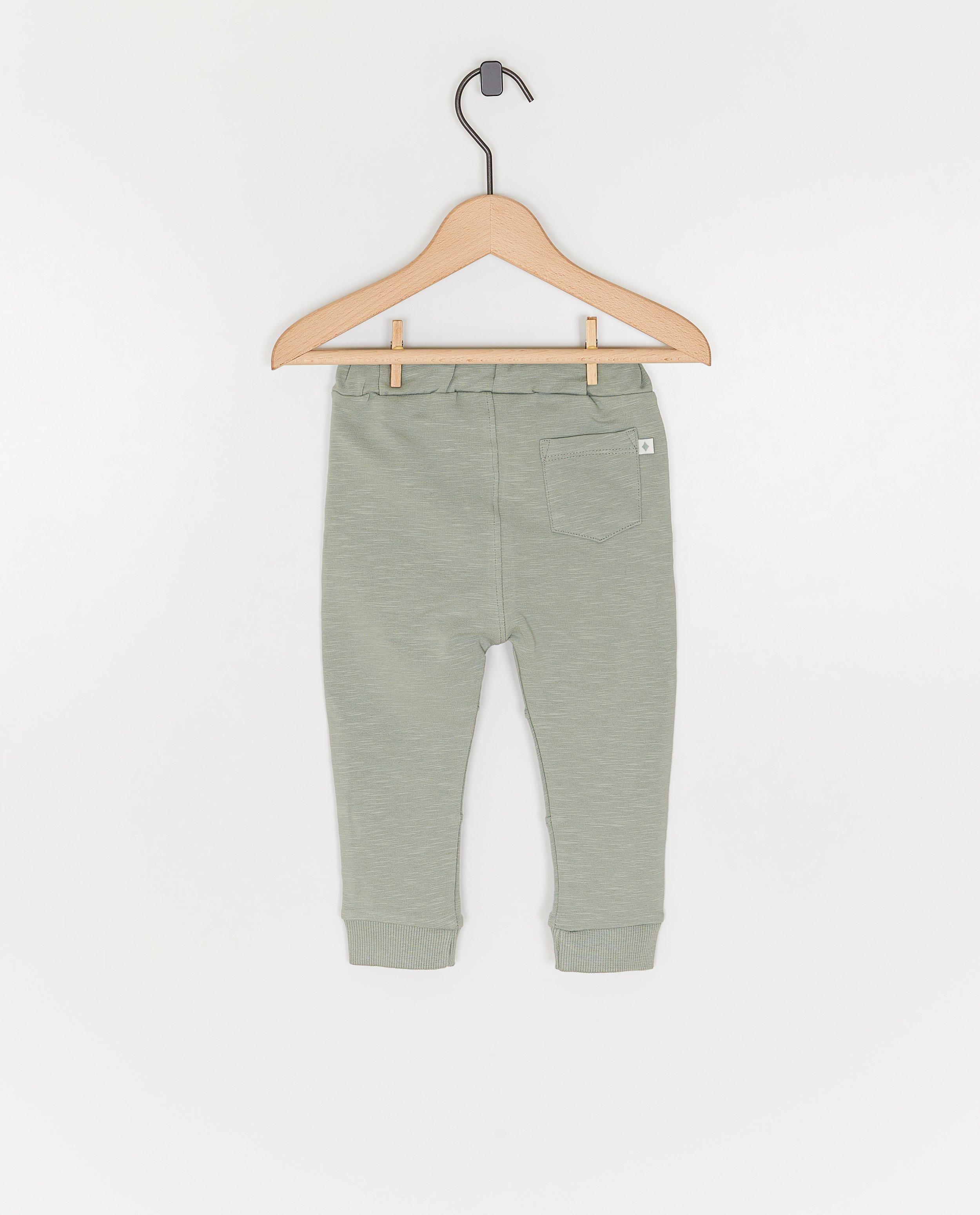 Pantaloni de trening kaki verzi Feetje