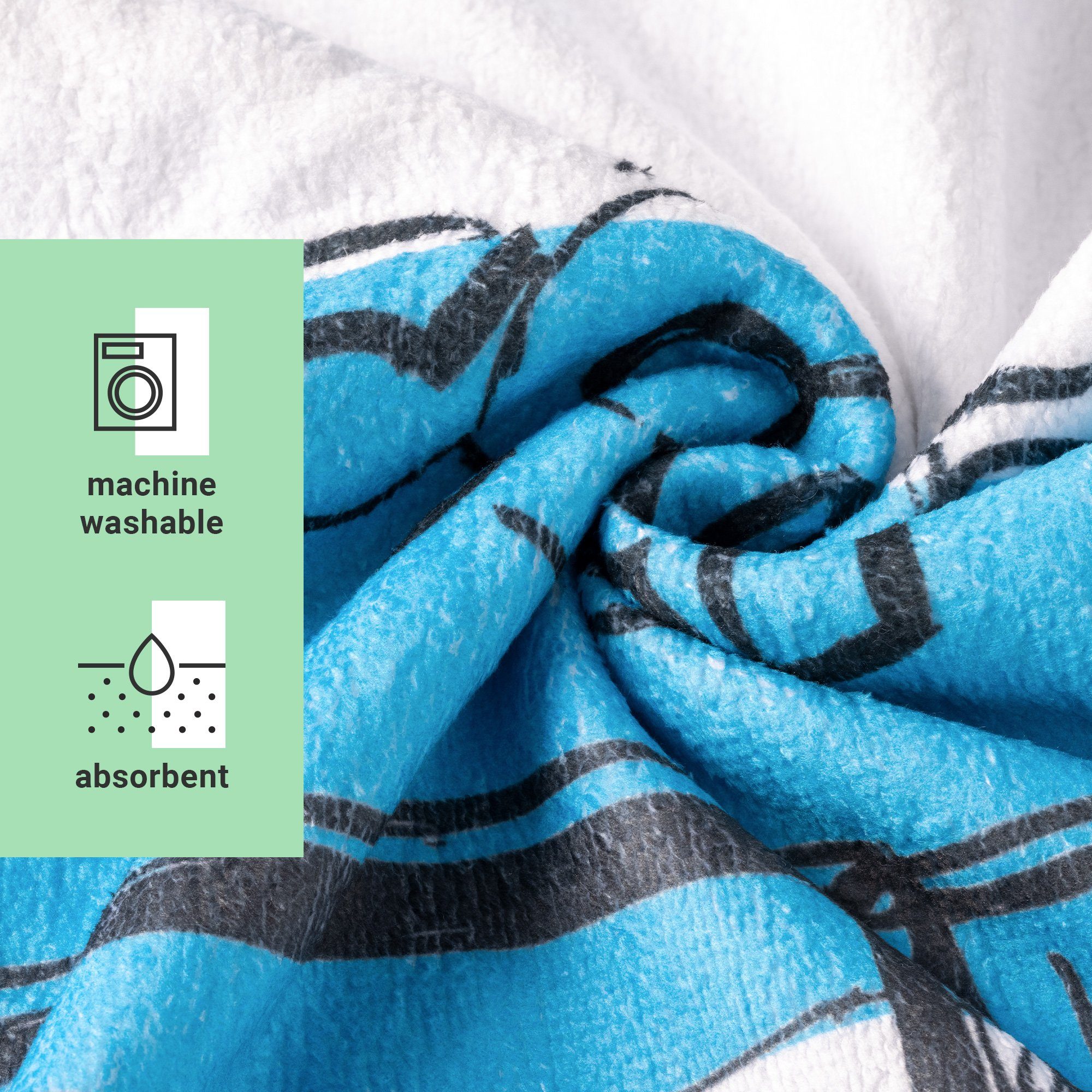 HOMELEVEL Kinderbademantel Kinder und Baby Badeponcho - Poncho Handtuch für Strand Schwimmbad, Baumwolle