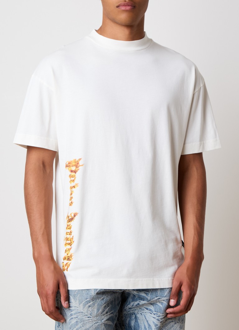 Palm Angels T-shirt with logo and back print