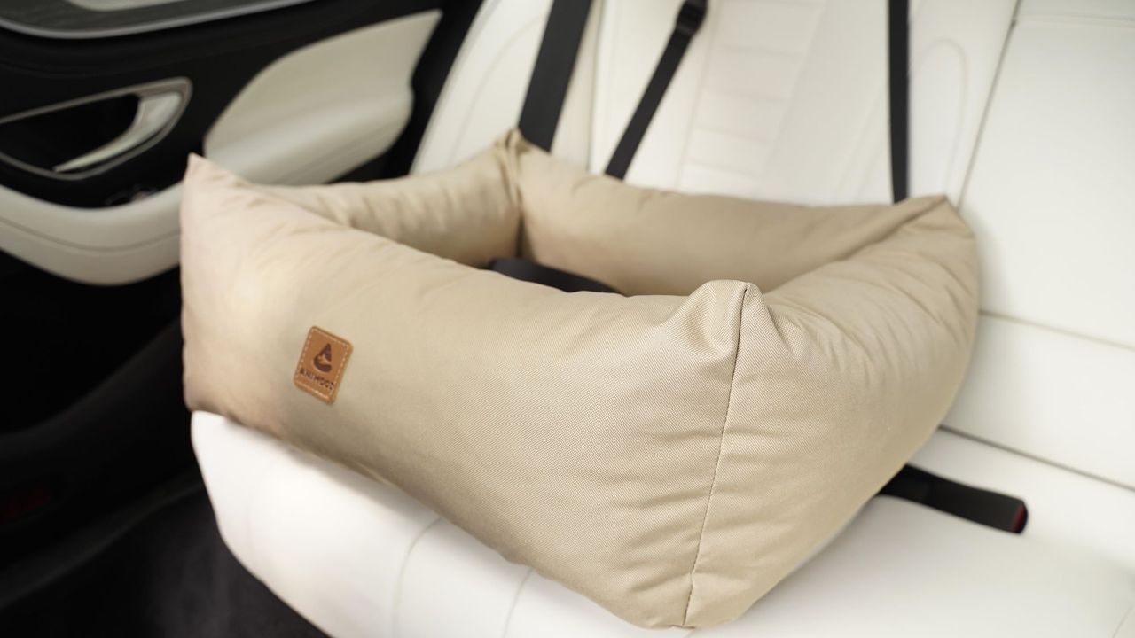 Animood Hundeautositz Julian cappucino S