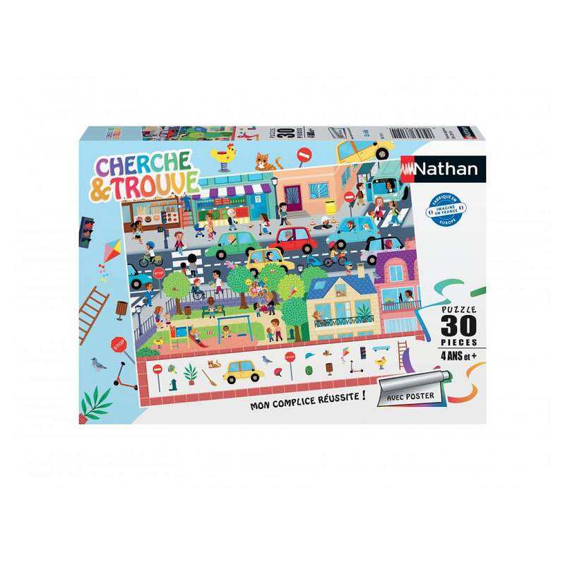 Puzzle cherche et trouve en ville 30 pièces