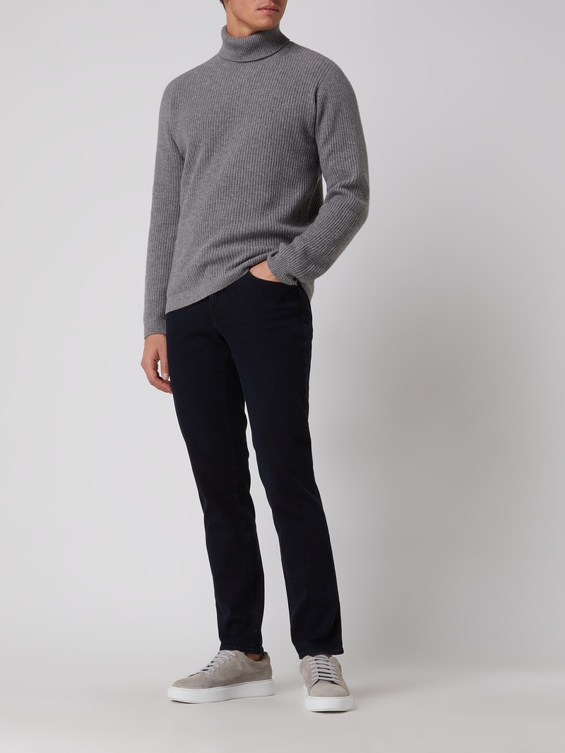 Straight Fit Jeans mit Stretch-Anteil Modell 'Cadiz' in dunkelblau