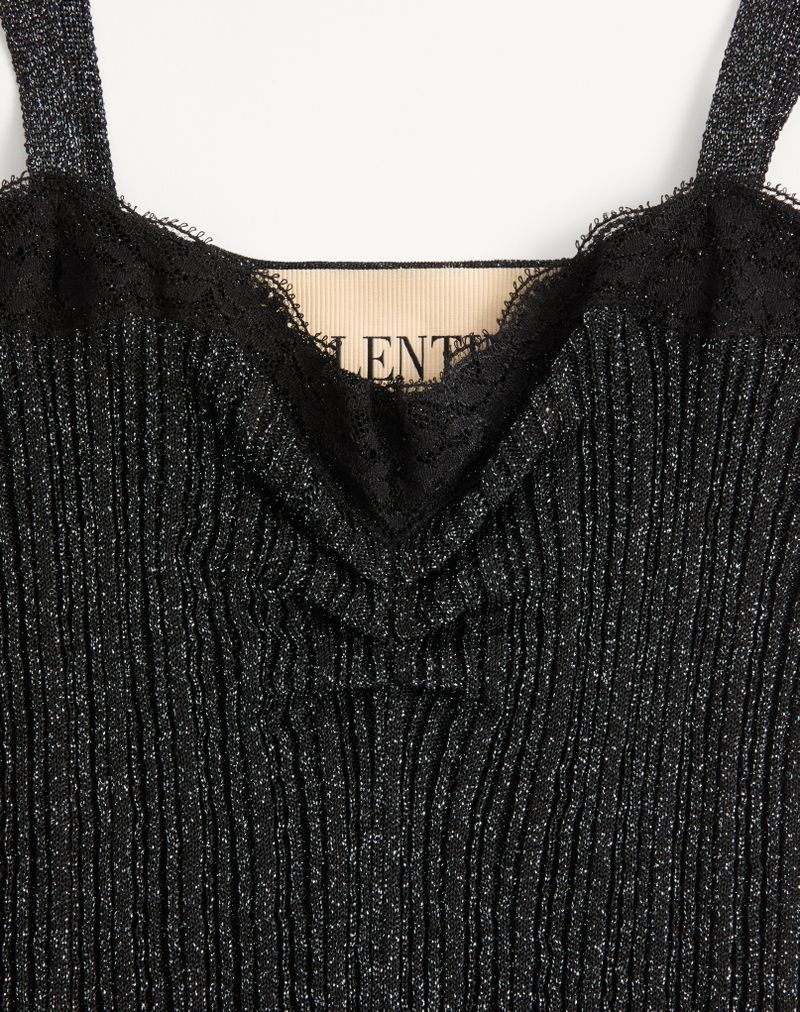 Lurex gebreide top