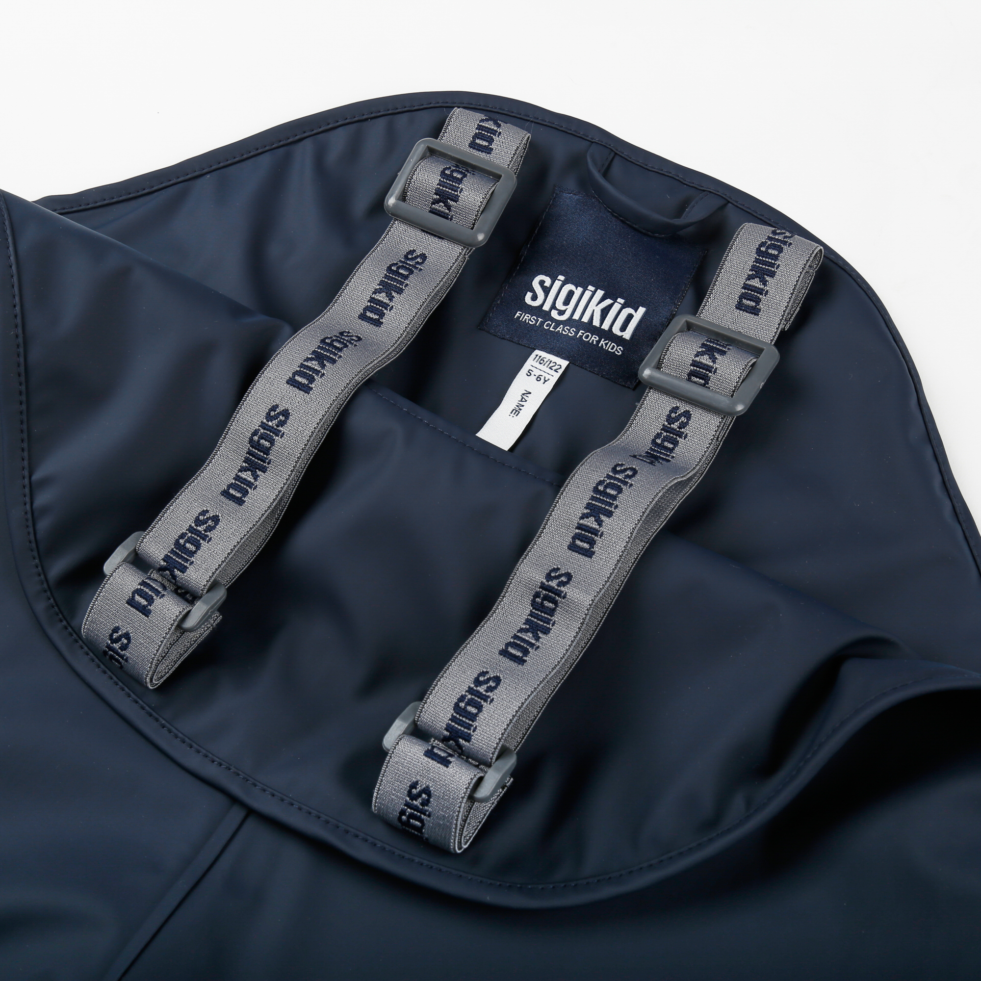 Dunkelblaue Regenhose