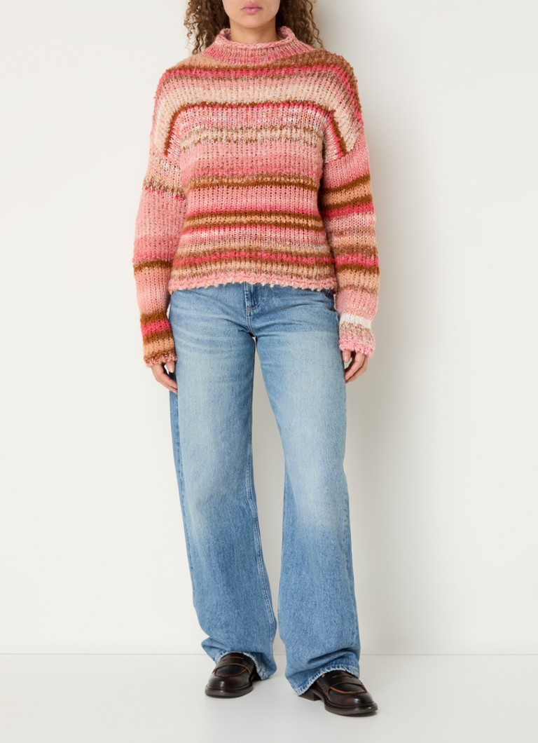 Maglione Benetton a maglia grossa misto lana d'alpaca