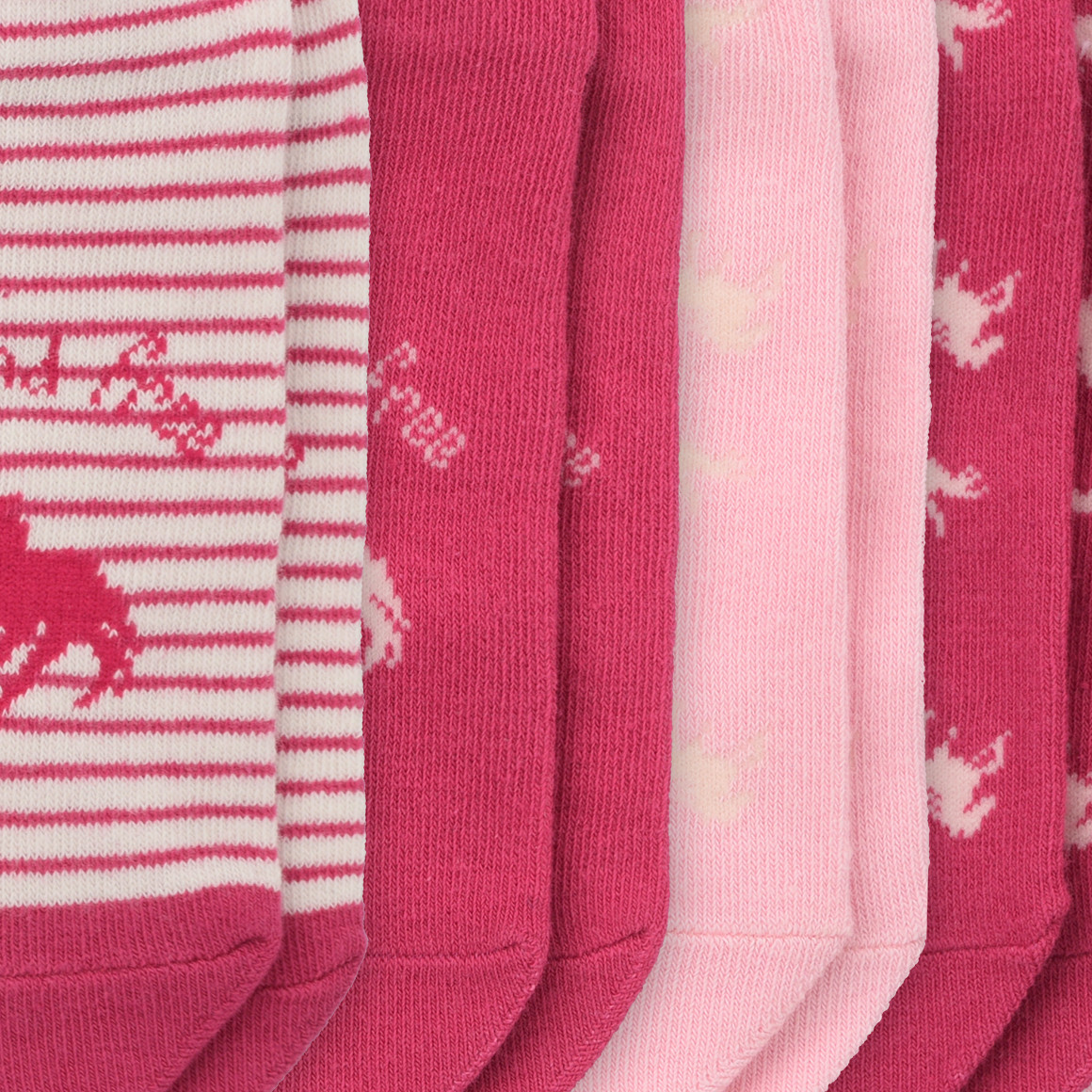 7 Paar Mädchen Sneaker-Socken im Set