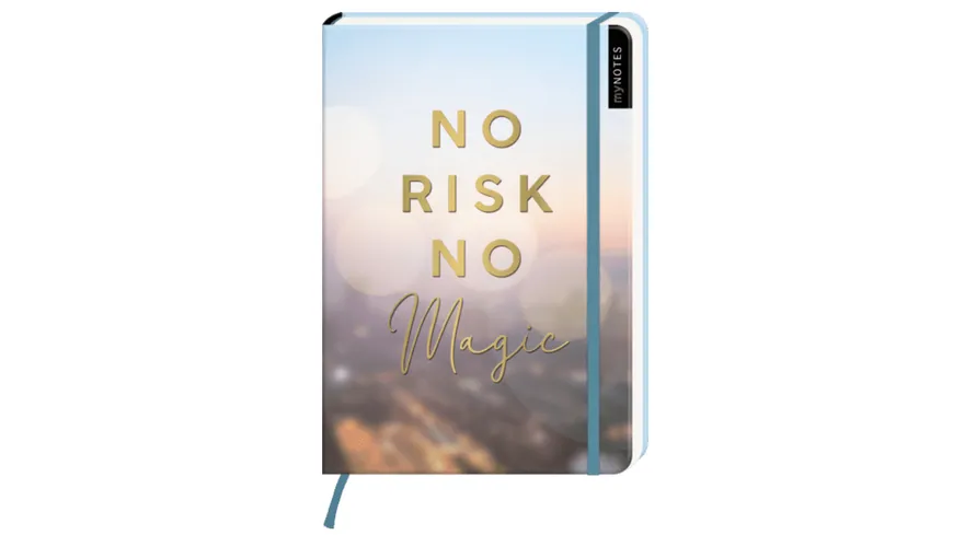 myNOTES Notizbuch A5 No Risk no magic