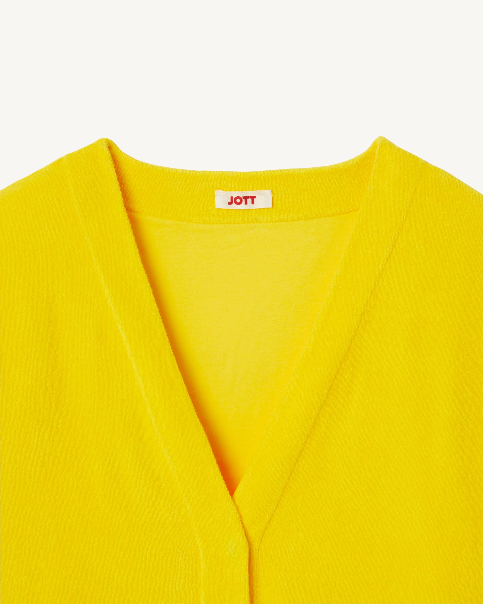 Cardigan éponge à manches longues Citron Pamplona