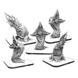 Monsterpocalypse - Flowering Sprayers & Whomping Nettles (metal/resin) (EN)
