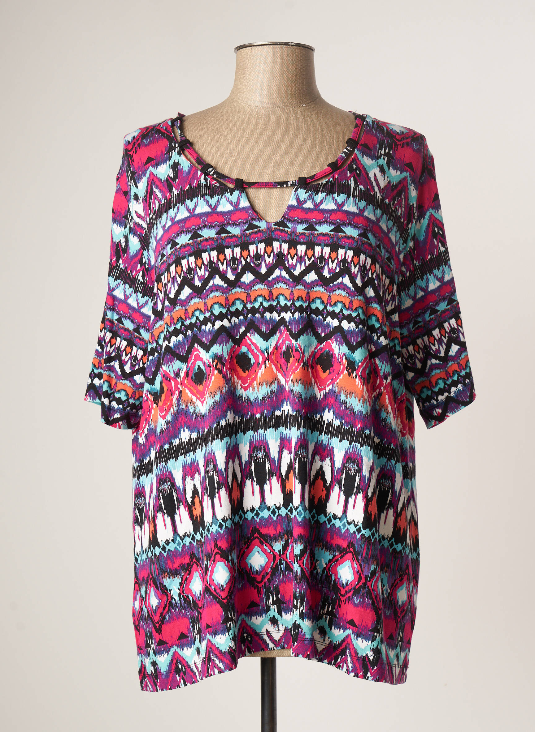 Chalou Tuniquemanchecourte Femme couleur violet