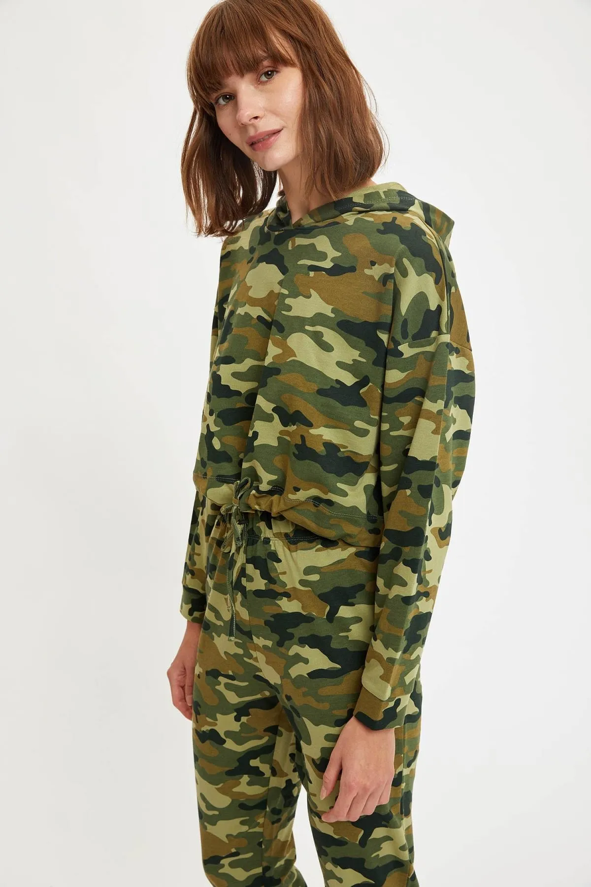 DeFacto  Pyjamaoberteil - Grün - Camouflage
