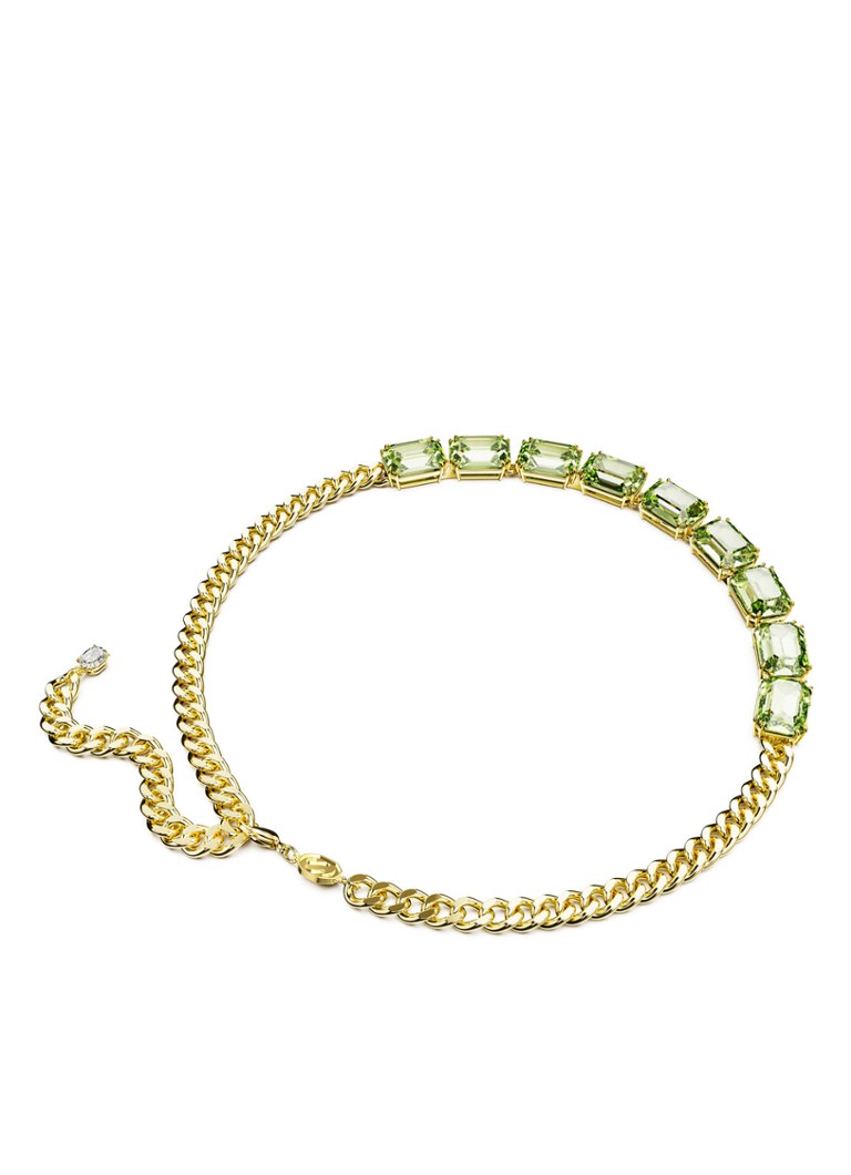 Collana girocollo Swarovski Millenia placcata in oro