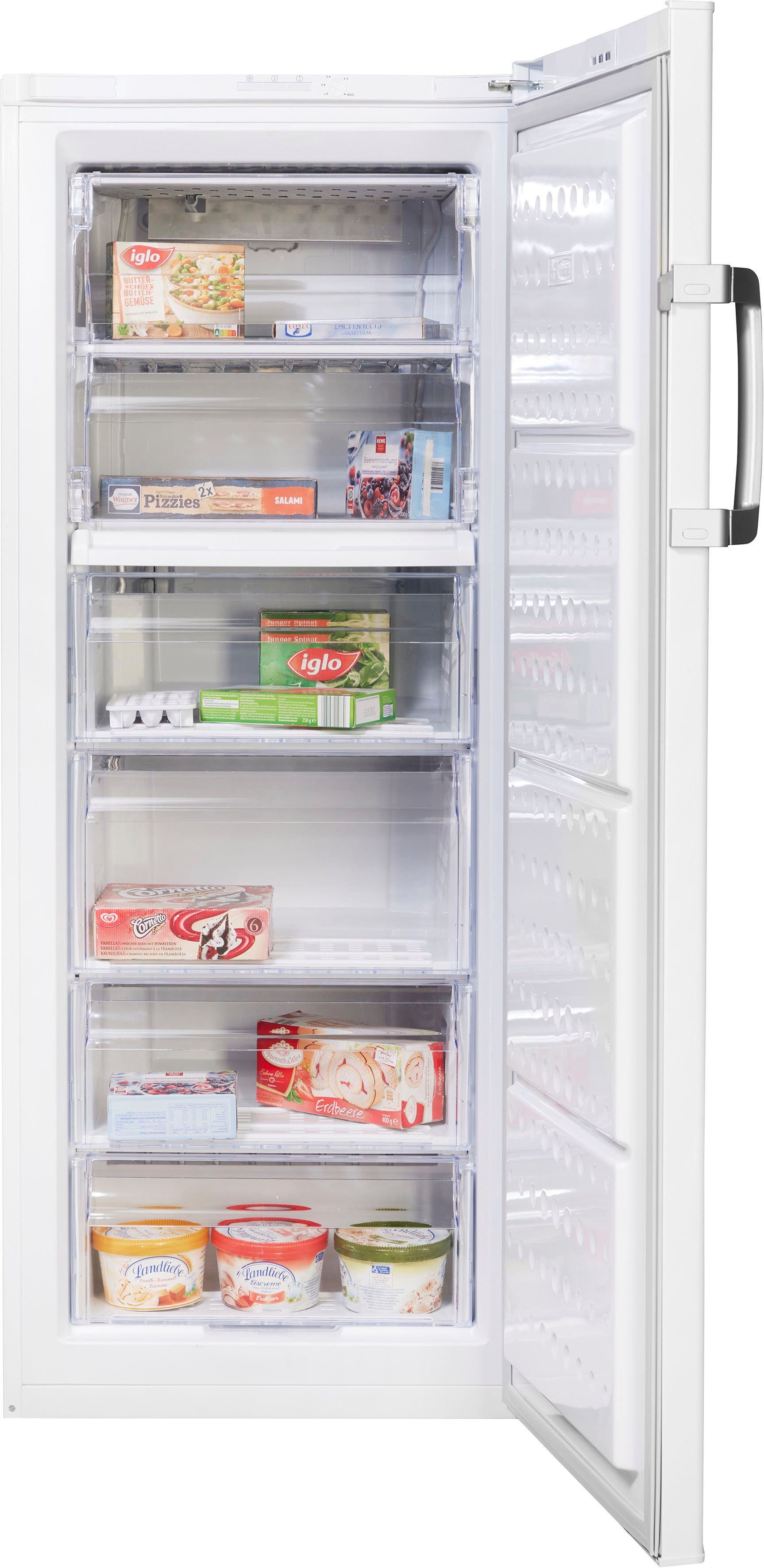 BEKO Gefrierschrank FS124340N, 153,5 cm hoch, 59,5 cm breit