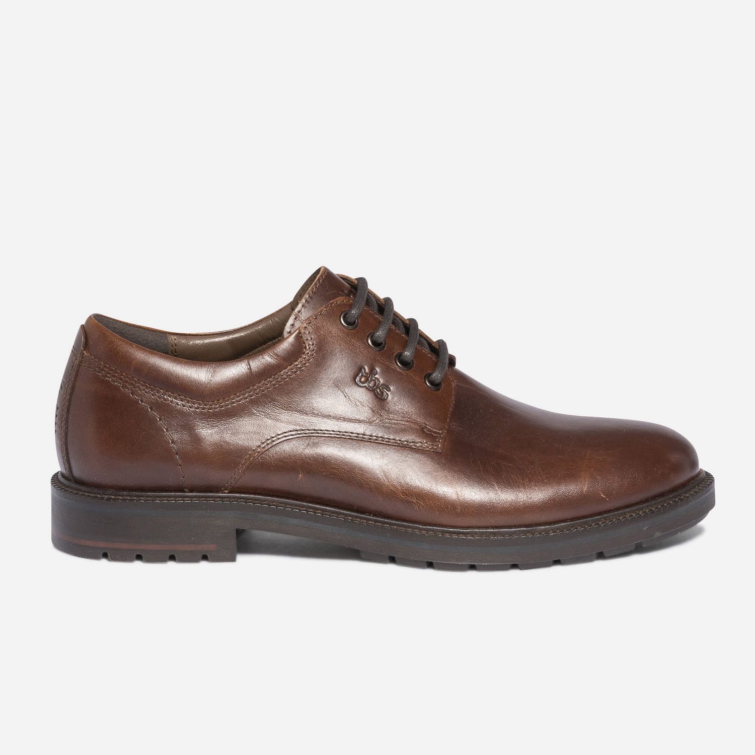 Derby TBS marron en cuir