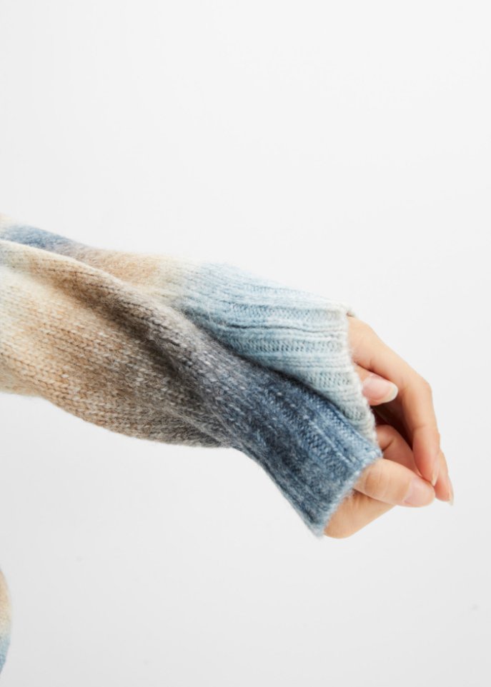 Pullover mit Farbverlauf und Wollanteil