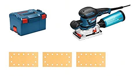 Bosch Blue 0601292801 GSS 230 AVE Exzenterschleifer 184x92mm 300W in L-Boxx