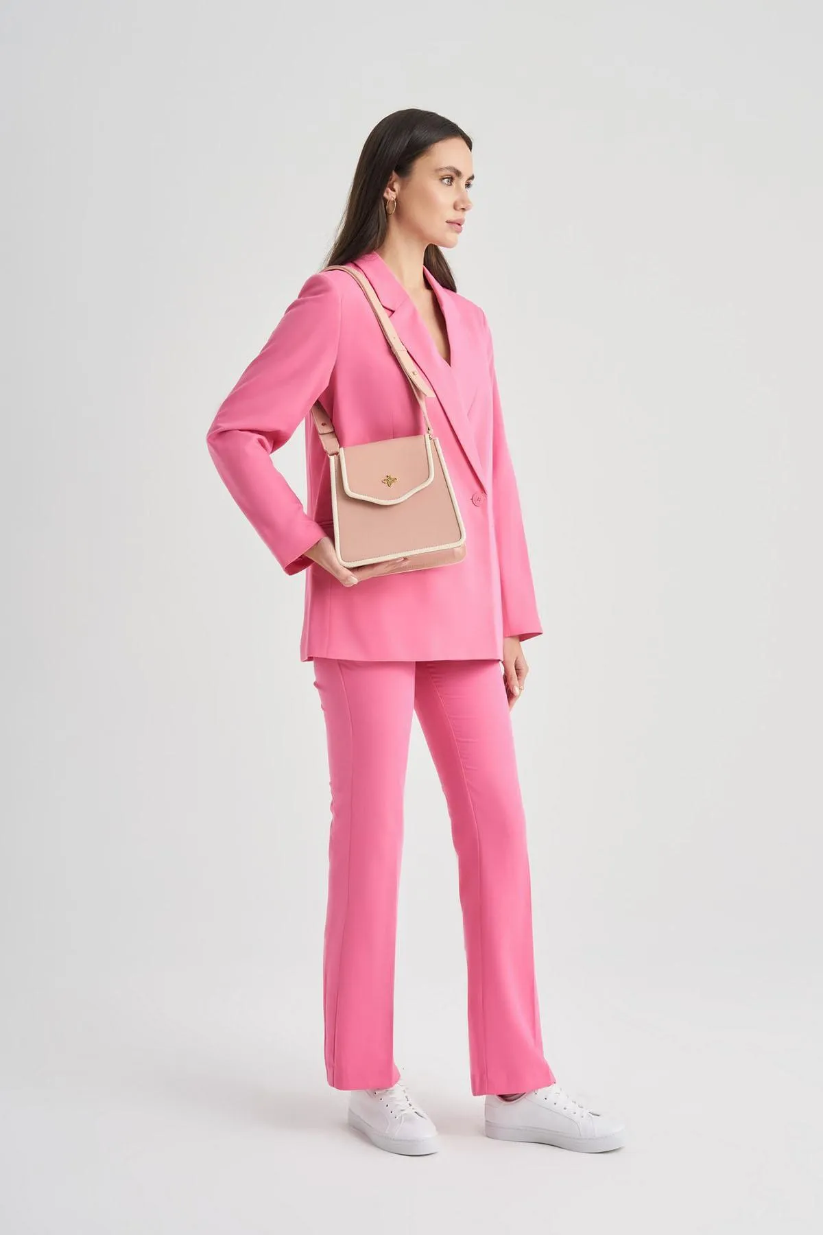Lucky Bees  Clutch - Rosa - Unifarben