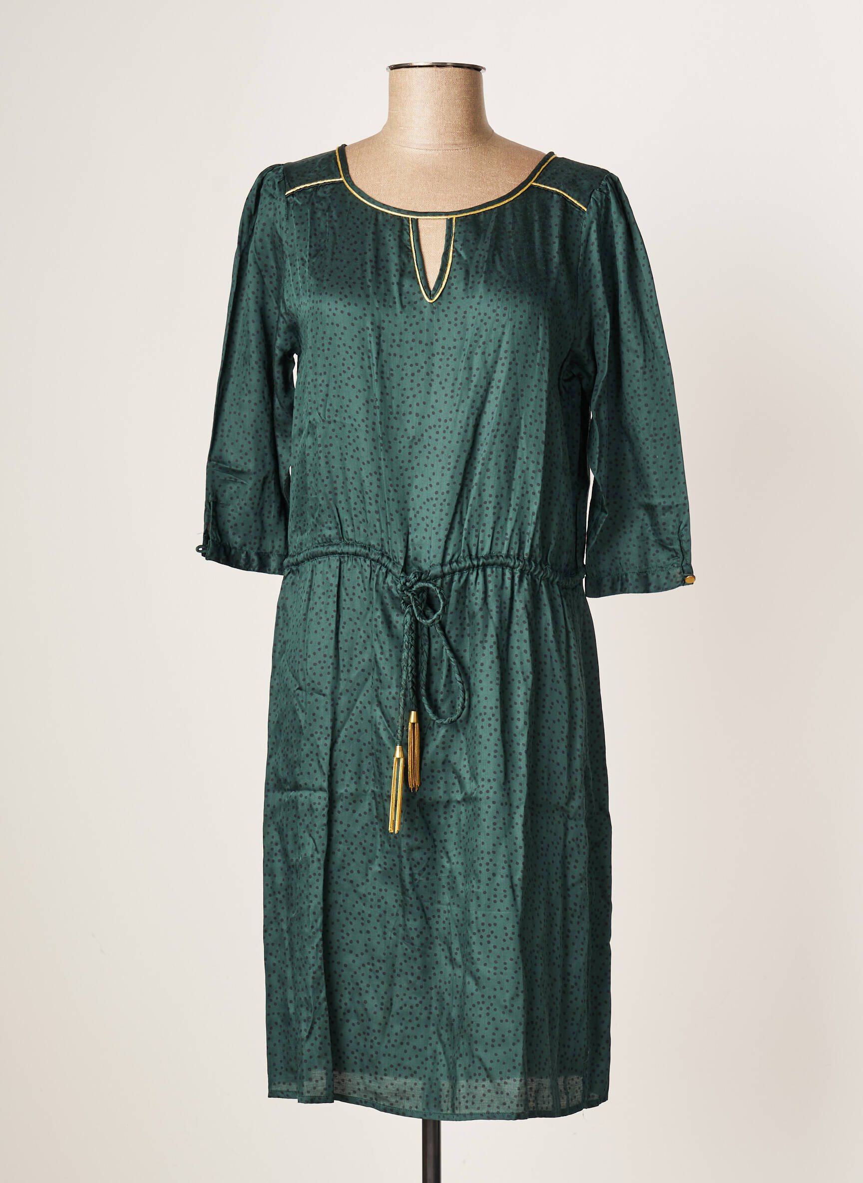 Jolie Jolie Par Petite Mendigote Robes Mi Longues Femme couleur vert