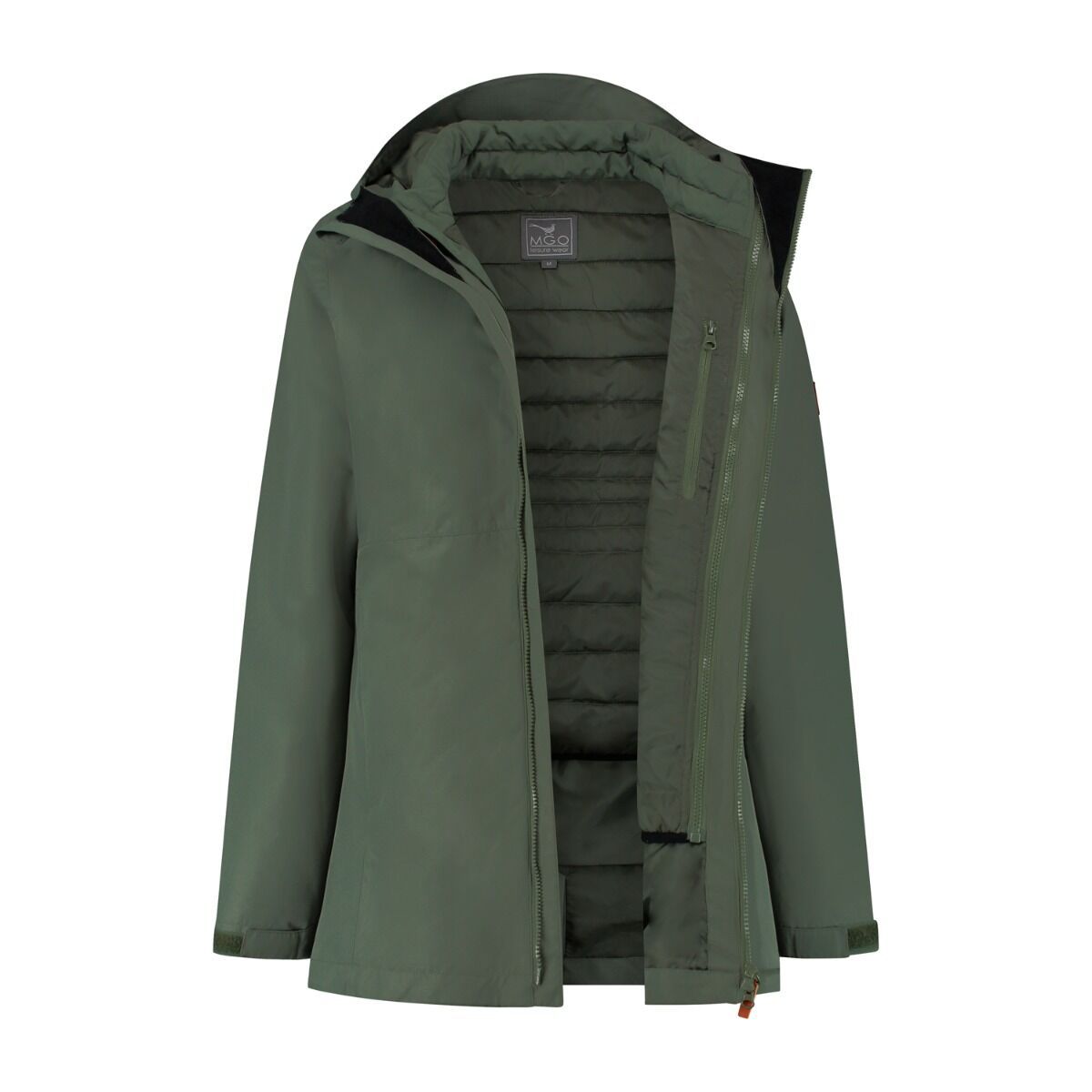 MGO Lizzy Green 3-in-1 Damenjacke