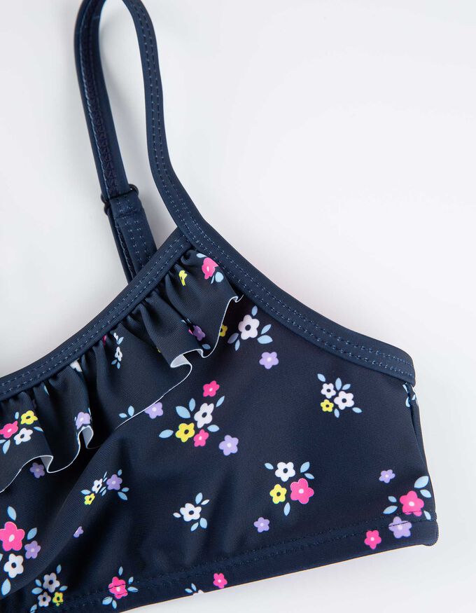 Set aus Bikinitop und Bikinislip - Volants