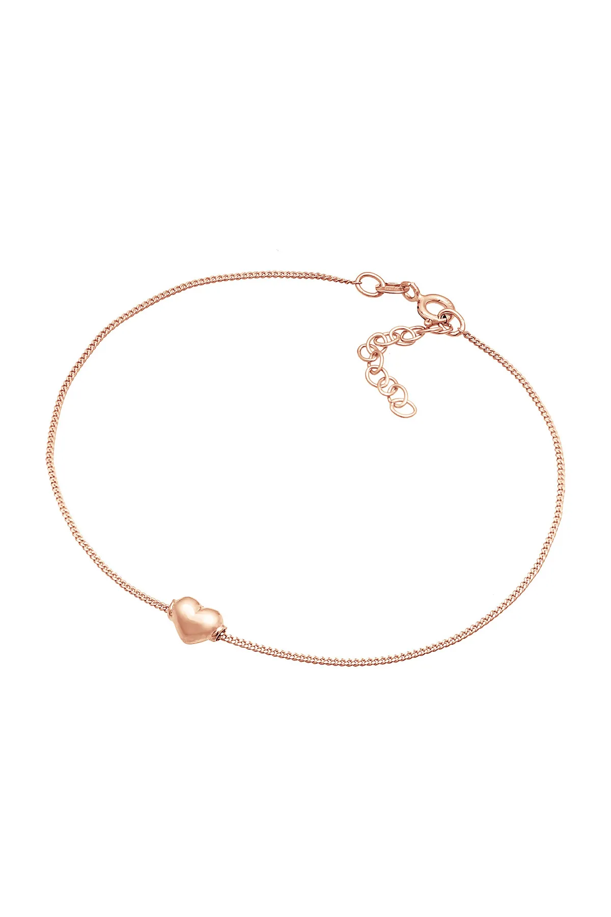 ELLI  Fußschmuck Kinder Herz Liebe Hübsch 925 Silber