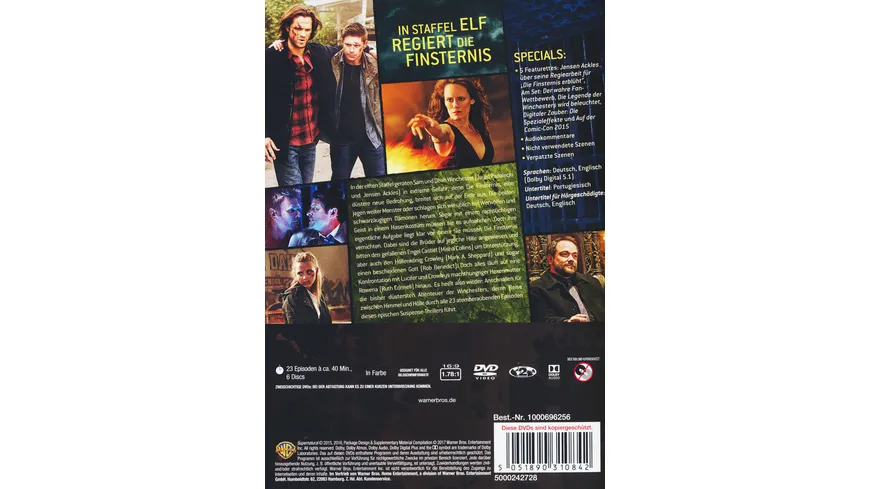 Supernatural - Staffel 11  [6 DVDs]