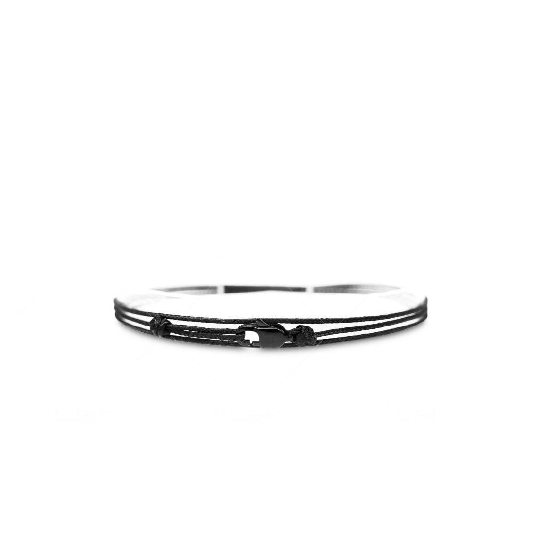 Made by Nami Wickelarmband Minimalistisches Armband mit Karabinerhaken Herren Armband Damen, Maritimes Armband Wasserfest & Verstellbar