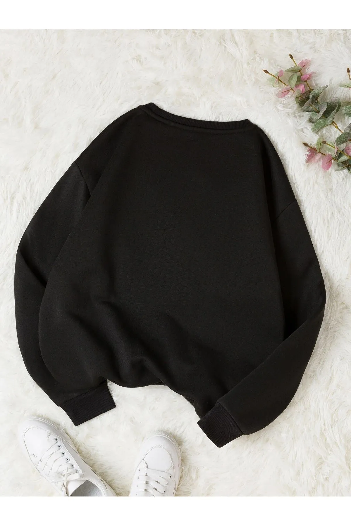 MOONBULL  Sweatshirt - Schwarz - Regular Fit