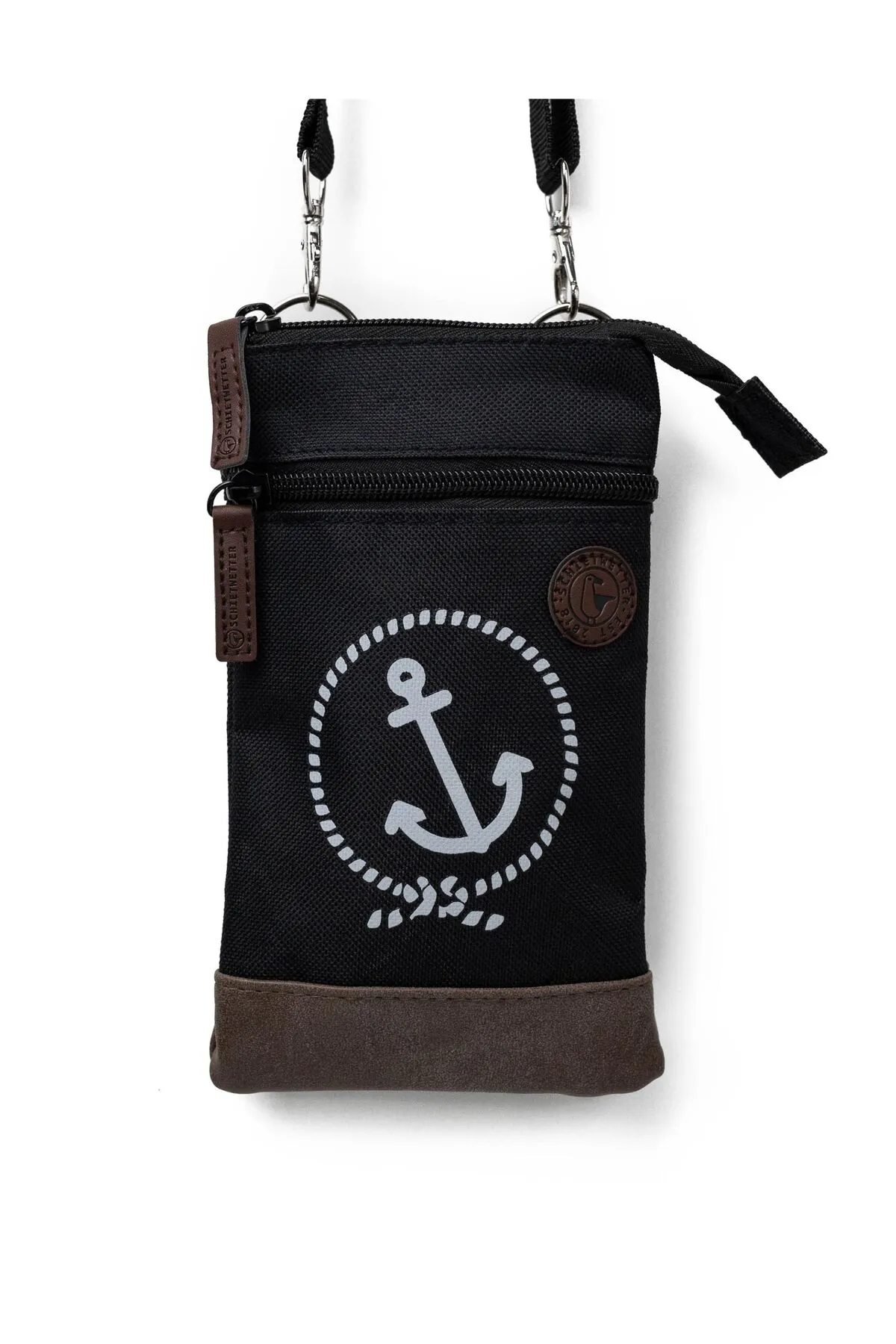 SCHIETWETTER  Messenger Bag - Schwarz - Unifarben