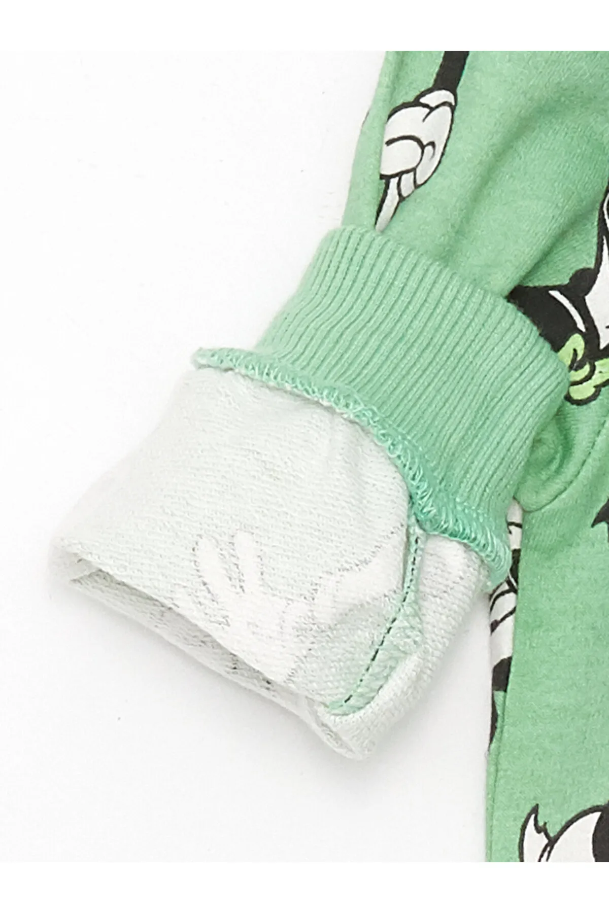 LC Waikiki  T-Shirt und Jogginghose für Babys mit Rundhalsausschnitt und Mickey-Mouse-Aufdruck im 2er-Set