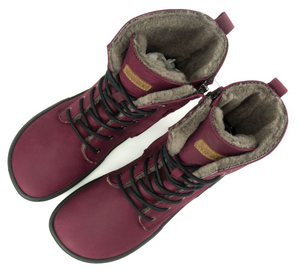 Koel bare |mid ~ Faro Schnürstiefel Winter ~ Bordeaux