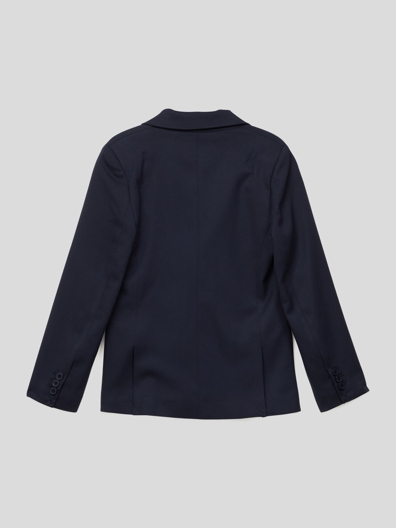 Blazer mit Reverskragen in marineblau